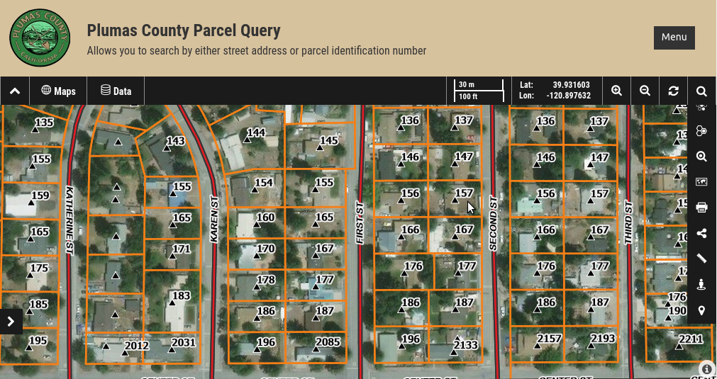 Exploring parcels and land use across Plumas County