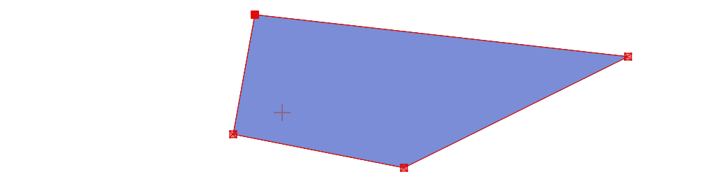 Editing a feature by dragging its nodes